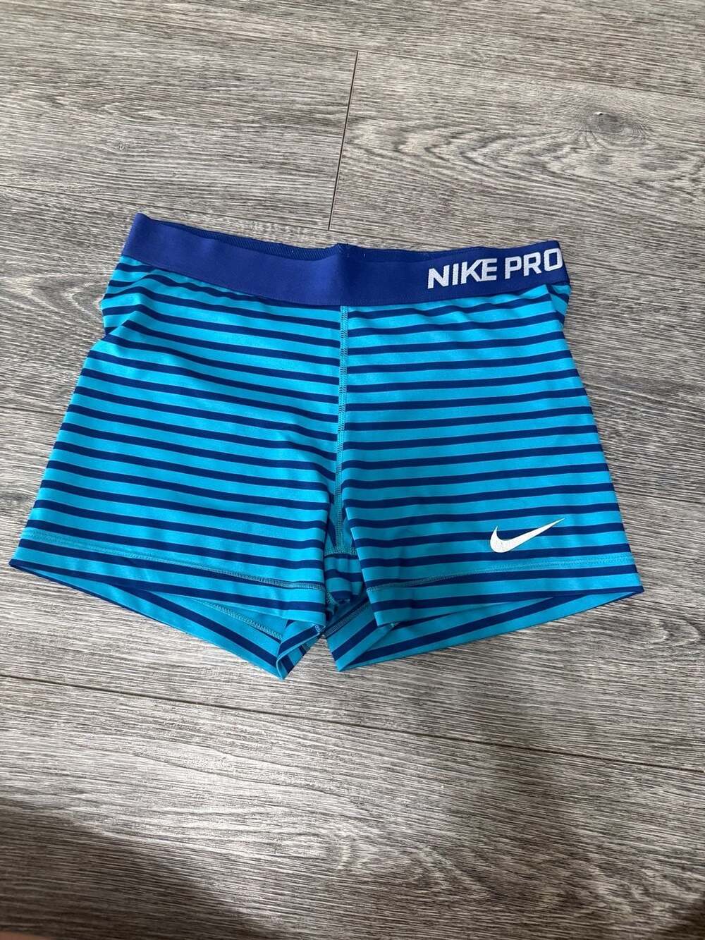 Nike Pro Dri-FIT Striped Athletic Compression Shorts